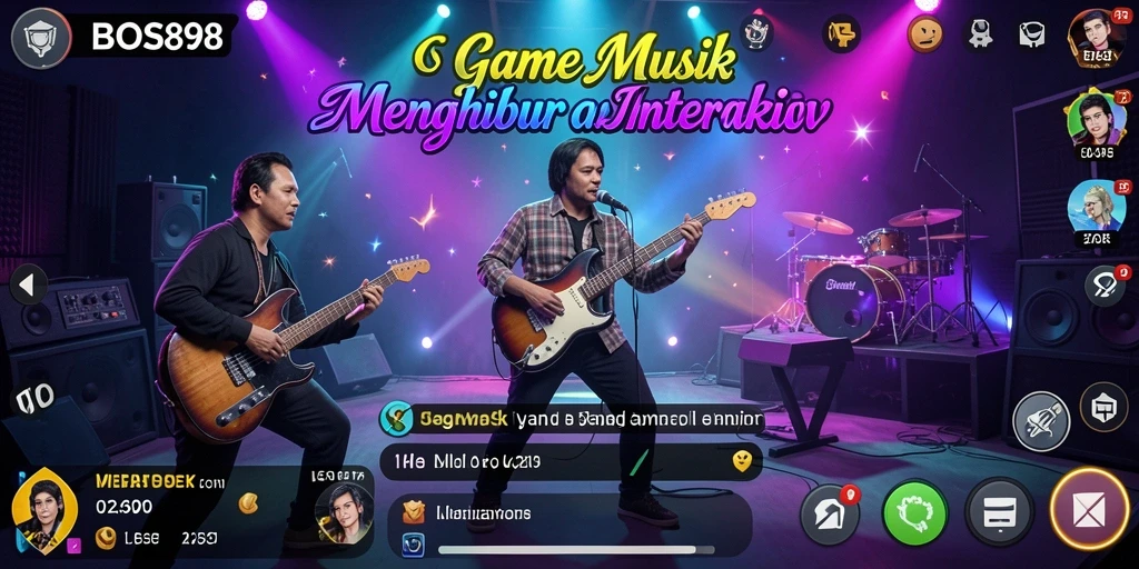 Tampilan gameplay BOS898 yang penuh warna dan interaktif.