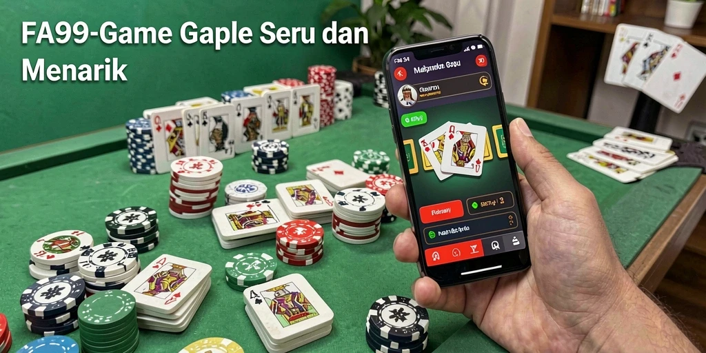 Gameplay Gaple yang menarik dan seru dengan tampilan grafis yang modern.