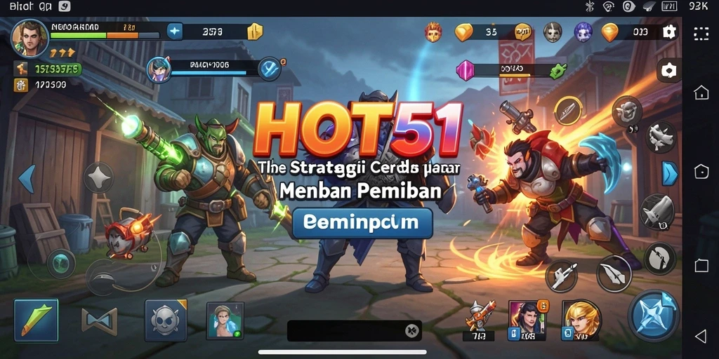 Tampilan screenshot HOT51 menampilkan aksi strategi yang mendebarkan.