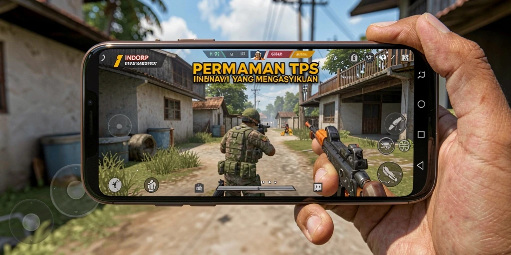 Tampilan gameplay INDORP yang intens dan seru.