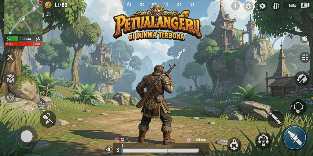 Tangkapan layar dari gameplay seru di dunia terbuka LI789.