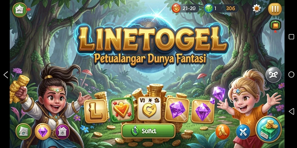 Tampilan menakjubkan dari gameplay LINETOGEL selama petualangan.