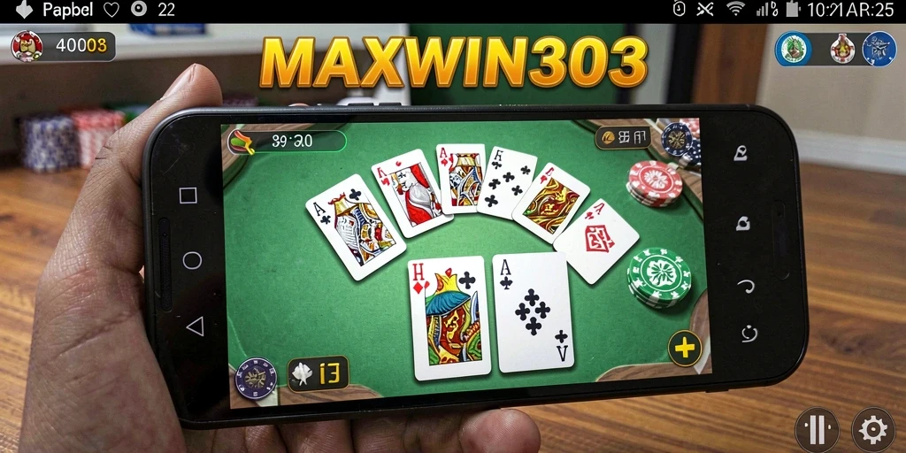 Tampilan gameplay seru MAXWIN303 dengan grafis penuh warna.