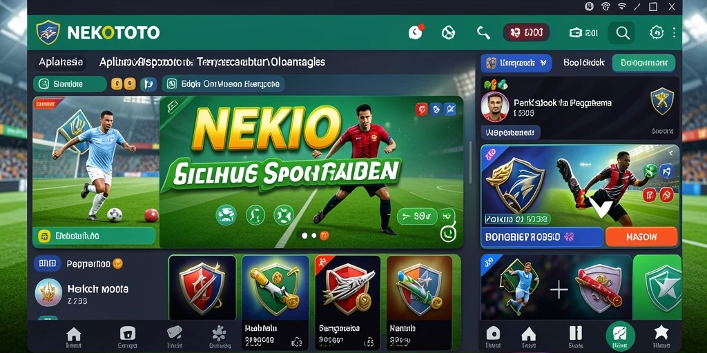 Tampilan gameplay NEKOTOTO yang menarik dan interaktif di aplikasi Sportsbook.
