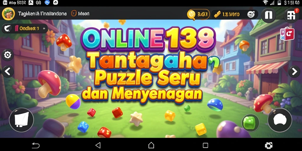 Tampilan gameplay seru dari game Puzzle ONLINE138 yang menantang.