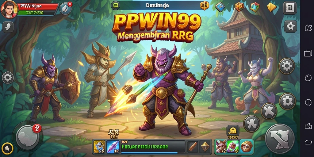 Tampilan gameplay PPWIN99 yang menarik dan seru dalam petualangan RPG.